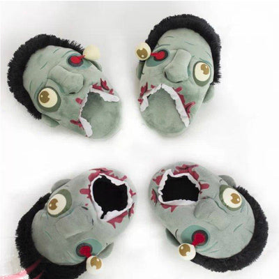 Pantuflas Zombie The Walking Dead - Diseño Cómico para Halloween - Image 4