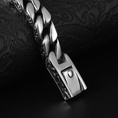 Pulsera de Acero Titanio para Hombre con Diseño Totem Trenzado - Image 8