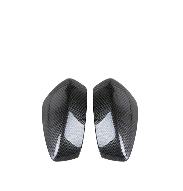 Cubierta de Espejo de Fibra de Carbono con Moldura Brillante Decorativa - Image 4