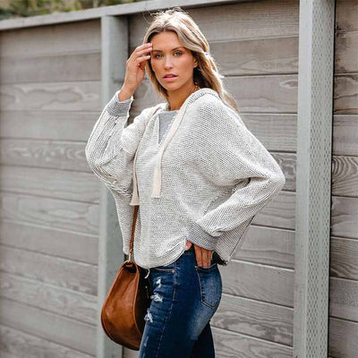 Sudadera con Capucha y Cordón Decorativo Estilo Europeo y Americano - Image 3