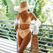 Bikini Rayado con Nudos