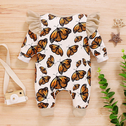 Mameluco Recién Nacido Diseño Mariposa Estilo Delicado - Image 7