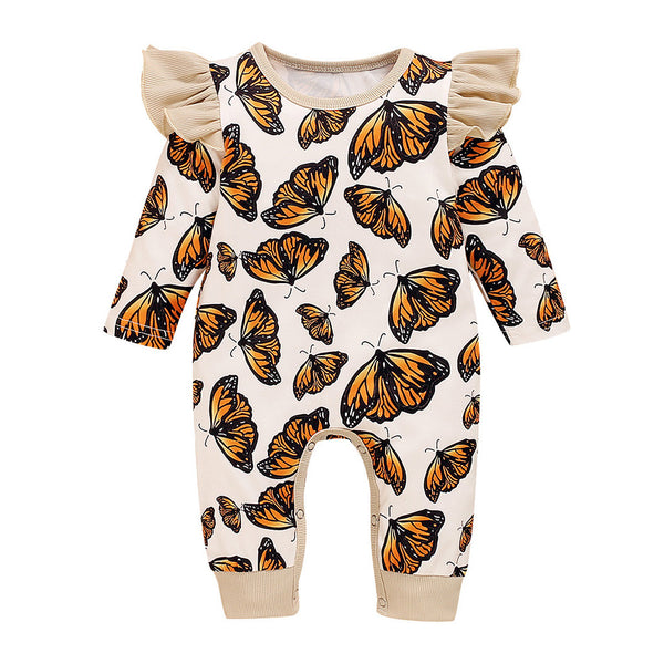 Mameluco Recién Nacido Diseño Mariposa Estilo Delicado