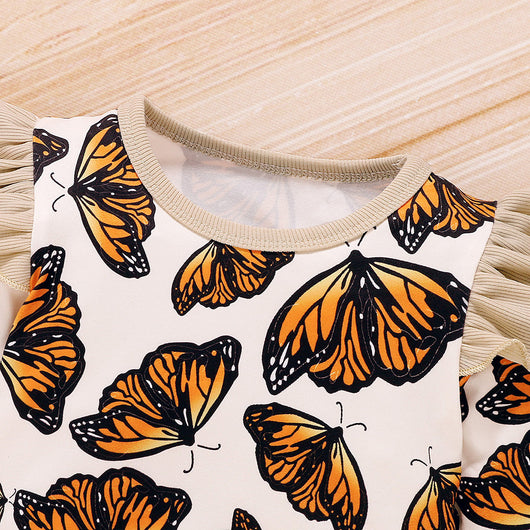 Mameluco Recién Nacido Diseño Mariposa Estilo Delicado - Image 5