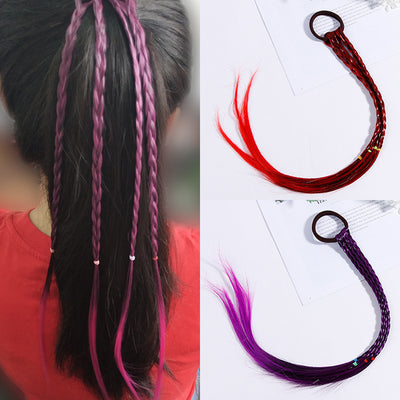 Peluca Princesa con Trenza y Diadema para Niñas - Image 2