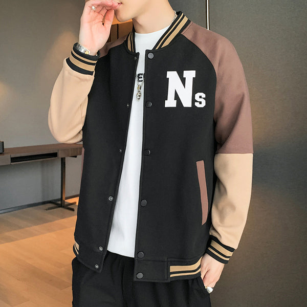 Chaqueta Deportiva Estilo Béisbol para Hombre
