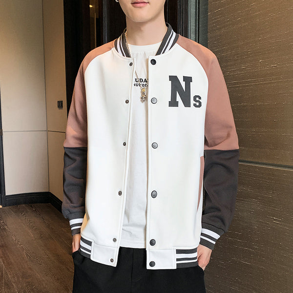 Chaqueta Deportiva Estilo Béisbol para Hombre