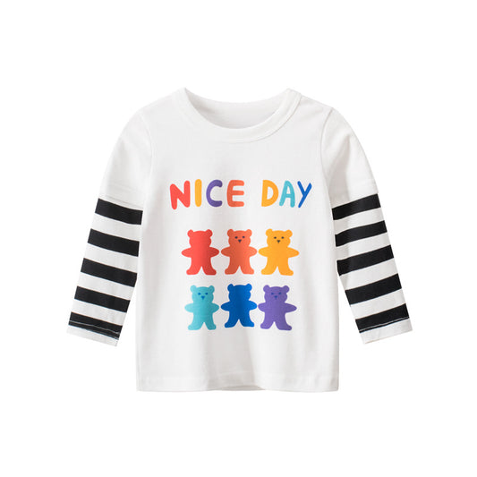 Camiseta Manga Larga para Niñas - Ropa de Primavera Infantil