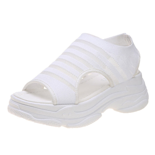 Sandalias Deportivas Mujer Malla Elástica Playa Estilo Romano - Image 19