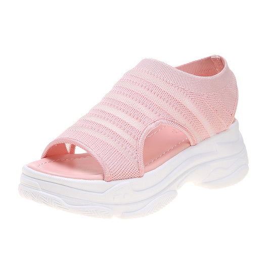 Sandalias Deportivas Mujer Malla Elástica Playa Estilo Romano - Image 17