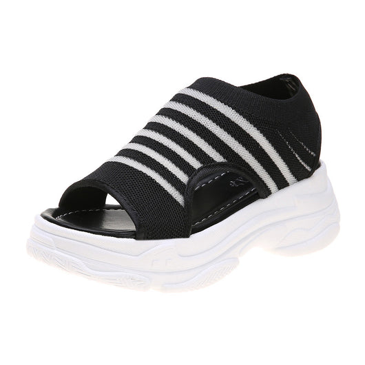 Sandalias Deportivas Mujer Malla Elástica Playa Estilo Romano - Image 6