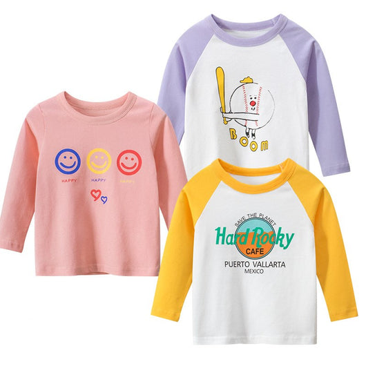Camiseta Manga Larga Estilo Coreano para Niñas - Image 9