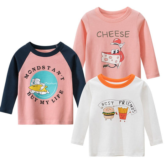 Camiseta Manga Larga Estilo Coreano para Niñas - Image 6