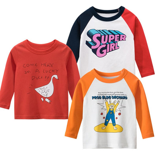 Camiseta Manga Larga Estilo Coreano para Niñas - Image 3