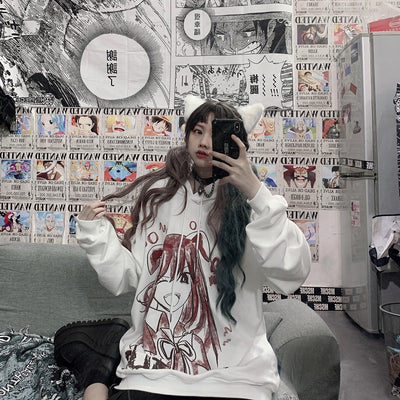 Sudadera Hoodie Felpa Original Pattern Dark Beautiful Girl - Image 11