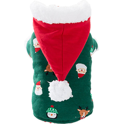 Abrigo Acolchado Navideño para Perros - Diseño Festivo