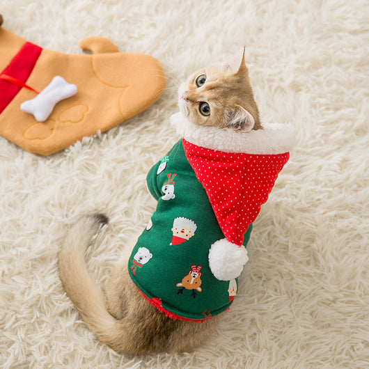 Abrigo Acolchado Navideño para Perros - Diseño Festivo - Image 2