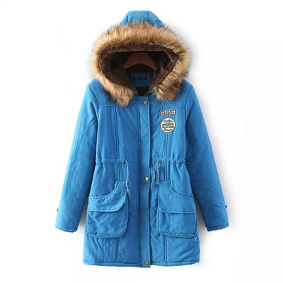 Chaqueta Acolchada Talla Grande Otoño-Invierno con Capucha - Image 15