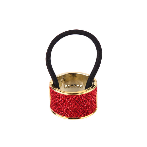 Hebilla de Cabello Coreana Aleación Dorado Rosado - Accesorio Elegante para Coleta