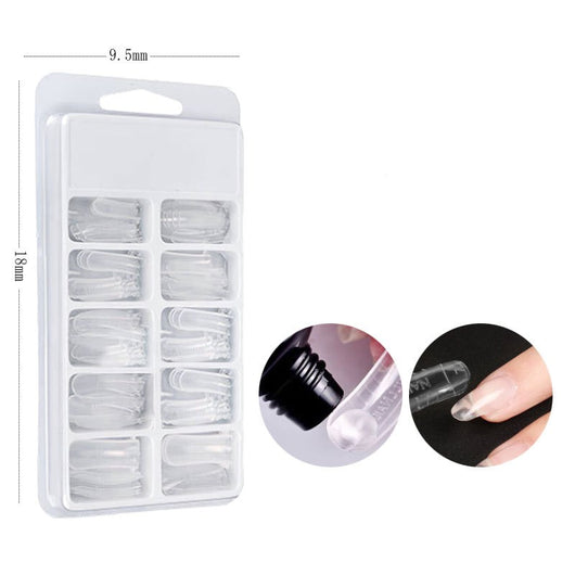 Kit Profesional de Extensiones de Uñas con Soporte de Papel y Moldes de Cristal - Image 8