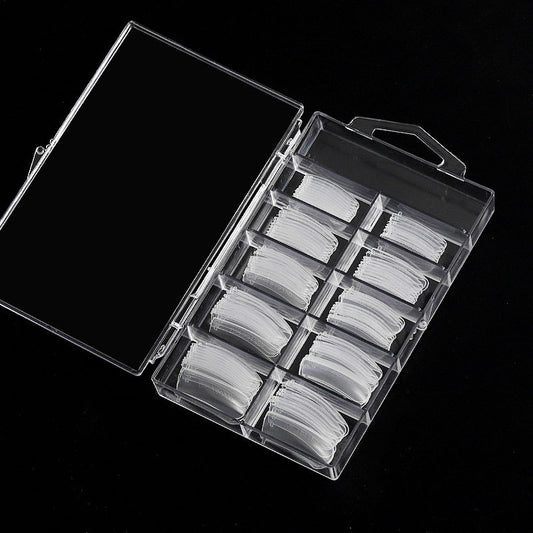 Kit Profesional de Extensiones de Uñas con Soporte de Papel y Moldes de Cristal - Image 2