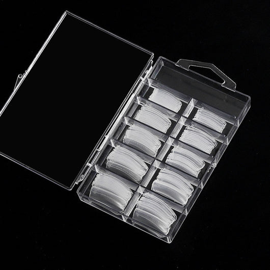 Kit Profesional de Extensiones de Uñas con Soporte de Papel y Moldes de Cristal - Image 2