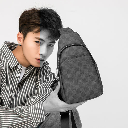 Bolsa Mensajero Casual Estilo Coreano en Cuero PU para Hombre