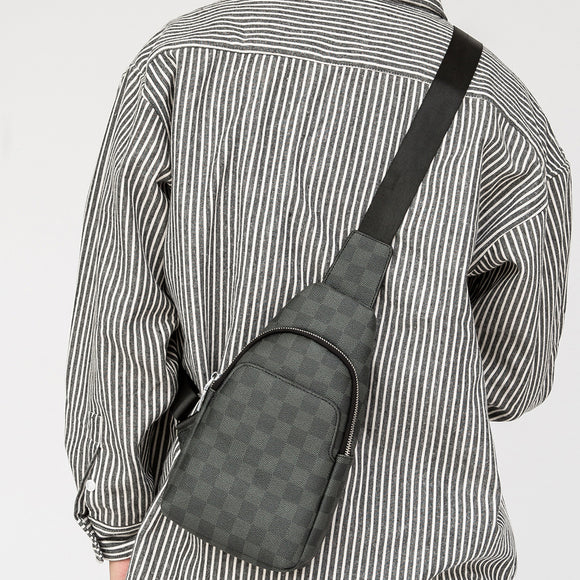 Bolsa Mensajero Casual Estilo Coreano en Cuero PU para Hombre