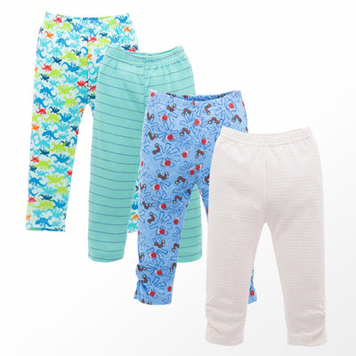 Pijamas de 4 Piezas Leggings Primavera para Bebé