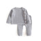 Suéter Infantil Manga Larga Estilo Coreano Conjunto Invierno Algodón