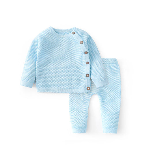Suéter Infantil Manga Larga Estilo Coreano Conjunto Invierno Algodón - Image 5