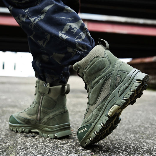Botas Tácticas Militares de Cuero para Hombre - Estilo Ejército Estadounidense - Image 7