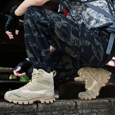 Botas Tácticas Militares de Cuero para Hombre - Estilo Ejército Estadounidense - Image 10