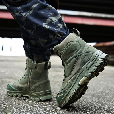 Botas Tácticas Militares de Cuero para Hombre - Estilo Ejército Estadounidense - Image 4