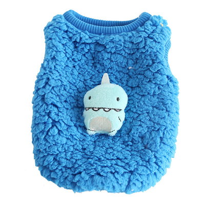 Chaleco Térmico Dinosaurio para Mascotas - Forro Polar Cálido - Image 6