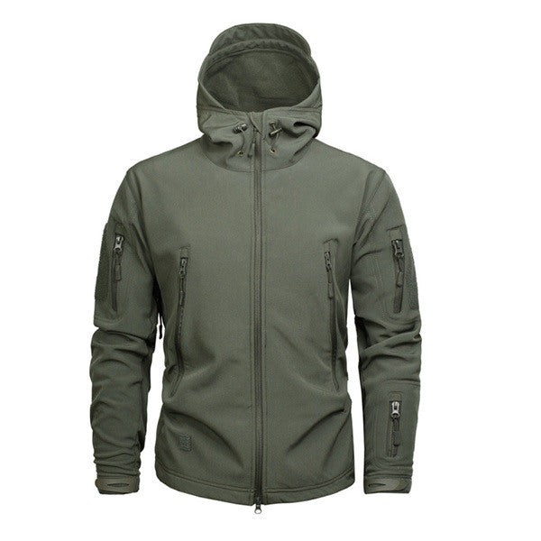 Chaqueta Térmica Camuflaje Digital Impermeable para Montaña