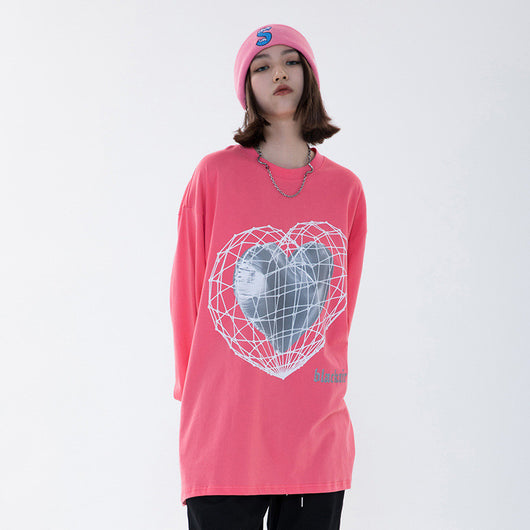 Playera Holgada de Manga Larga Estampado Marco Love - Diseño Urbano Moderno - Image 8
