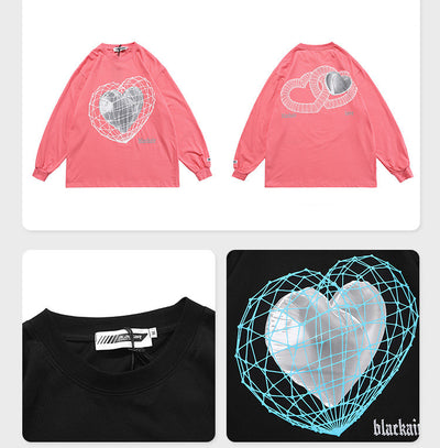 Playera Holgada de Manga Larga Estampado Marco Love - Diseño Urbano Moderno - Image 15