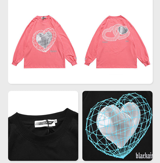 Playera Holgada de Manga Larga Estampado Marco Love - Diseño Urbano Moderno - Image 15