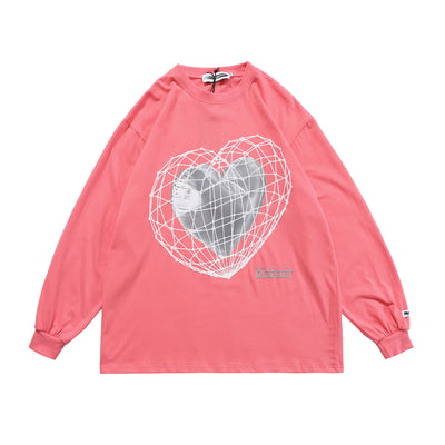 Playera Holgada de Manga Larga Estampado Marco Love - Diseño Urbano Moderno - Image 3