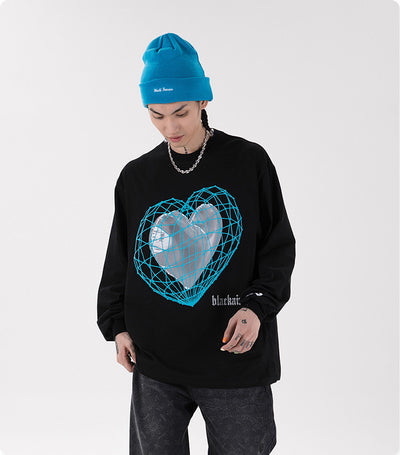 Playera Holgada de Manga Larga Estampado Marco Love - Diseño Urbano Moderno - Image 2