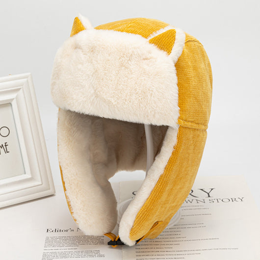 Gorro Lei Feng con Orejas de Gato Estilo Coreano para Mujer - Image 8