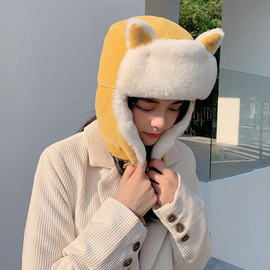 Gorro Lei Feng con Orejas de Gato Estilo Coreano para Mujer - Image 9
