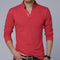 Playera Cuello V Manga Larga para Hombre