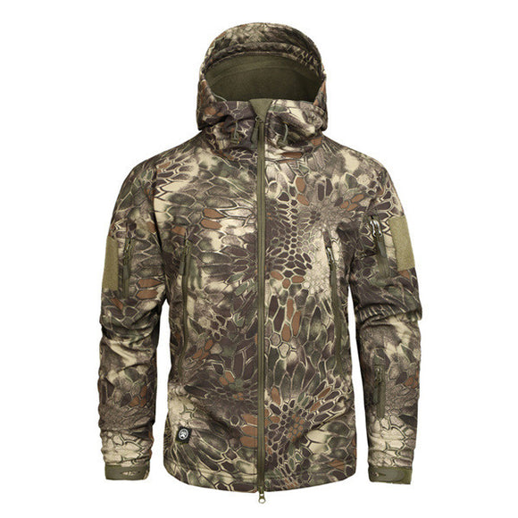 Traje de Montaña Impermeable y Transpirable con Diseño Camuflaje