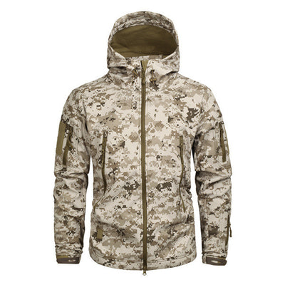 Traje de Montaña Impermeable y Transpirable con Diseño Camuflaje - Image 12