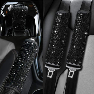 Funda de Volante con Cristales Rhinestone - Diseño Artesanal Elegante - Image 4