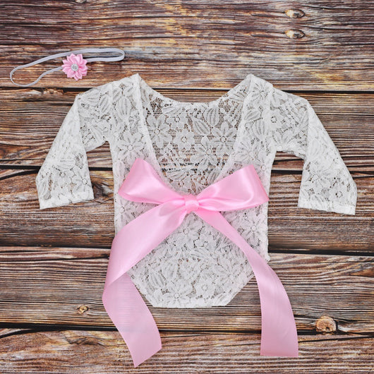 Accesorios Fotográficos Temática Princesa con Encaje y Moño - Image 8
