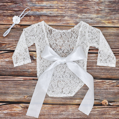 Accesorios Fotográficos Temática Princesa con Encaje y Moño - Image 9