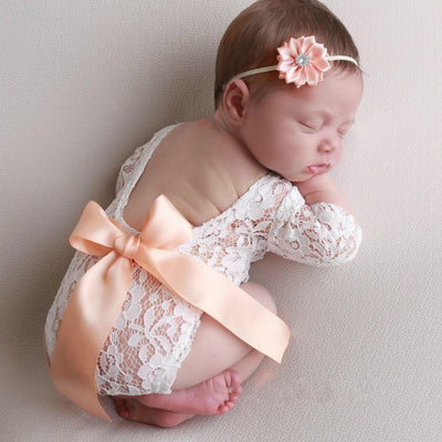 Accesorios Fotográficos Temática Princesa con Encaje y Moño - Image 5